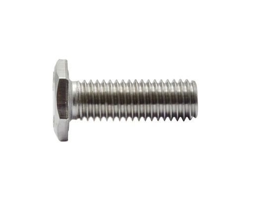 Thin SUS304 Stainless Steel Hex Head Bolts Full Threaded Polishing M10*30