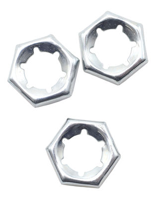 DIN 7967 Alloy Steel 65Mn Self Locking Counter Nuts Galvanized / Dacromet Tight Nuts