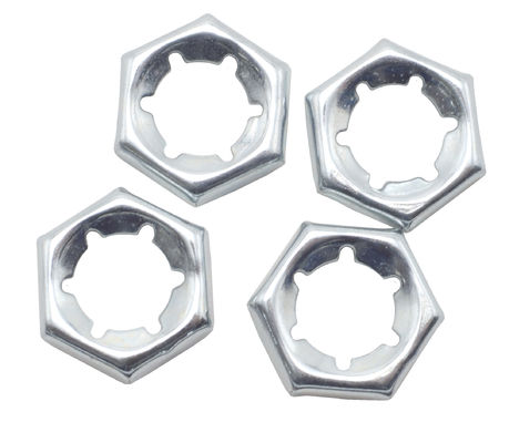 DIN 7967 Alloy Steel 65Mn Self Locking Counter Nuts Galvanized / Dacromet Tight Nuts