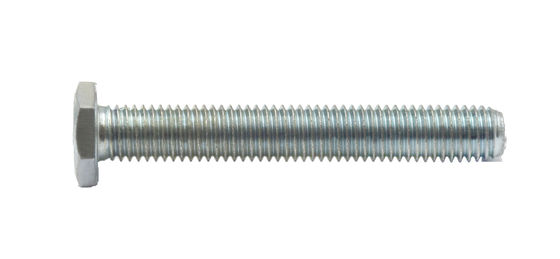Carbon Steel Thin Hexagon Head Bolt Full / Half Threaded Galvanization M10*13 M8*20